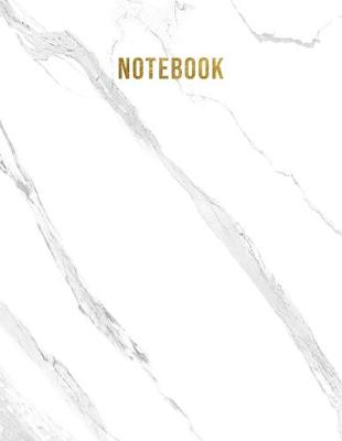 Book cover for Unruled Marble Notebook