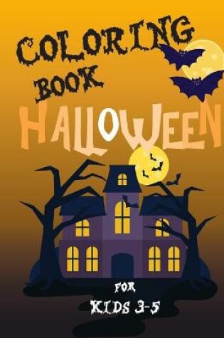 Cover of halloween coloring books for kids 3-5