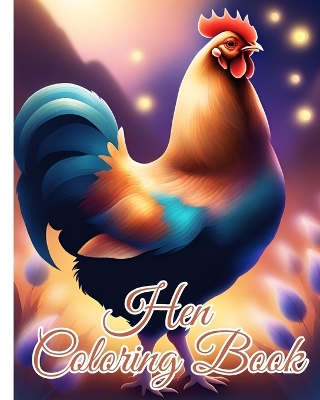 Book cover for Hen Coloring Book