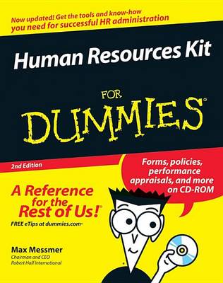 Book cover for Human Resources Kit For Dummies