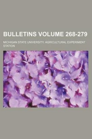 Cover of Bulletins Volume 268-279