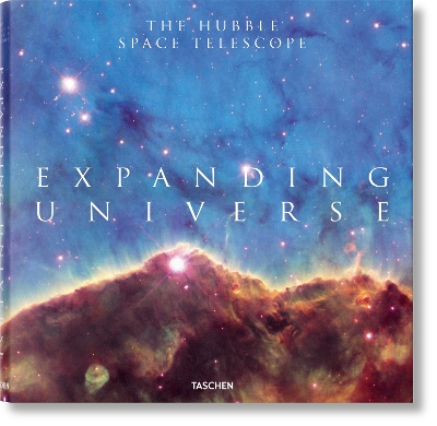 Cover of Expanding Universe. The Hubble Space Telescope