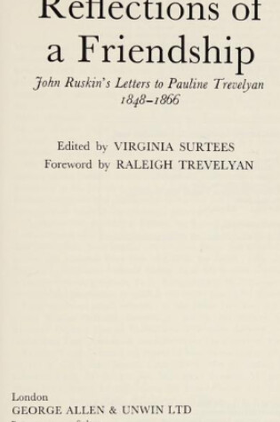Cover of Reflections of a Friendship