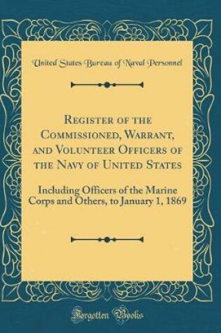 Cover of Register of the Commissioned, Warrant, and Volunteer Officers of the Navy of United States