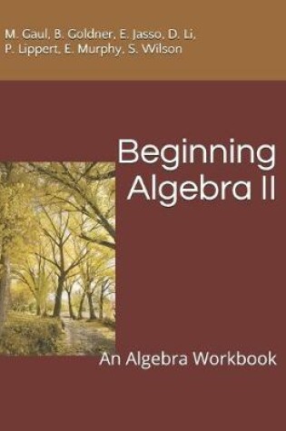 Cover of Beginning Algebra II