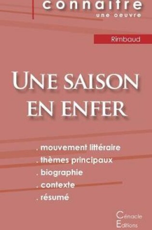 Cover of Fiche de lecture Une saison en enfer de Rimbaud (Analyse litteraire de reference et resume complet)
