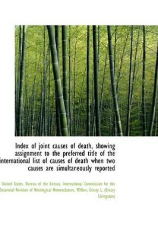 Cover of Index of Joint Causes of Death, Showing Assignment to the Preferred Title of the International List