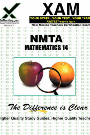 Cover of Nmta Mathematics 14 Teacher Certification Test Prep Study Guide