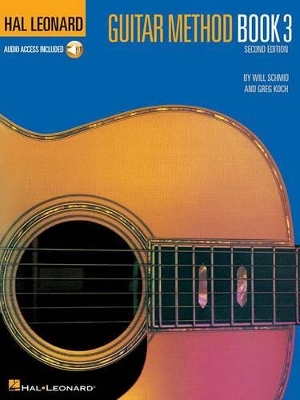 Book cover for Hal Leonard Guitar Method Book 3 + Audio