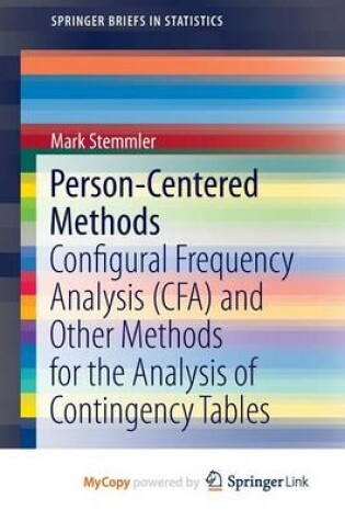 Cover of Person-Centered Methods