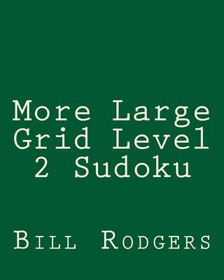 Book cover for More Large Grid Level 2 Sudoku