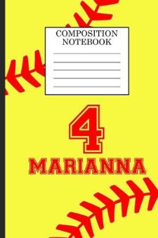 Cover of Marianna 4 Composition Notebook