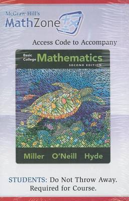 Book cover for McGraw-Hill's MathZone Access Code to Acompany Basic College Mathematics