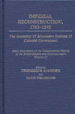 Book cover for Imperial Reconstruction 1763-1840