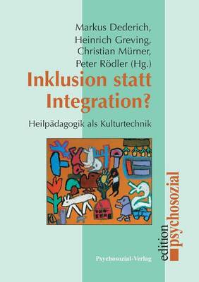 Book cover for Inklusion statt Integration?