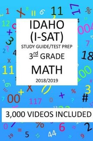 Cover of 3rd Grade IDAHO I-SAT, 2019 MATH, Test Prep