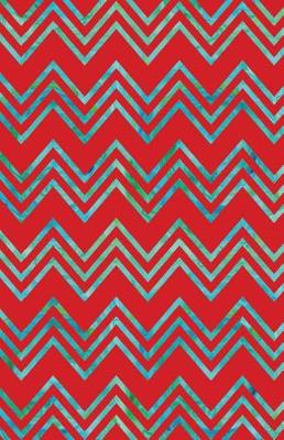 Book cover for Bullet Journal Chevrons - Red