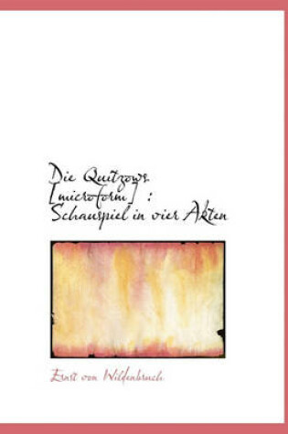 Cover of Die Quitzows [Microform]