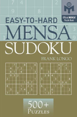 Cover of Easy-to-Hard Mensa® Sudoku