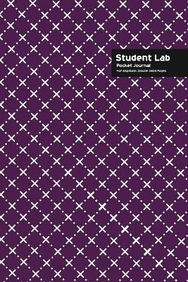 Book cover for Student Lab Pocket Journal 6 x 9, 102 Sheets, Double Sided, Non Duplicate Quad Ruled Lines, (Purple)