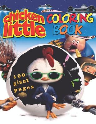 Book cover for Chicken Little Coloring Book