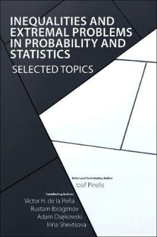 Cover of Inequalities and Extremal Problems in Probability and Statistics