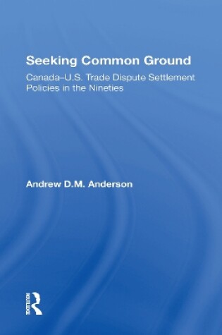 Cover of Seeking Common Ground