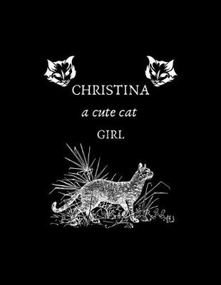 Book cover for CHRISTINA a cute cat girl