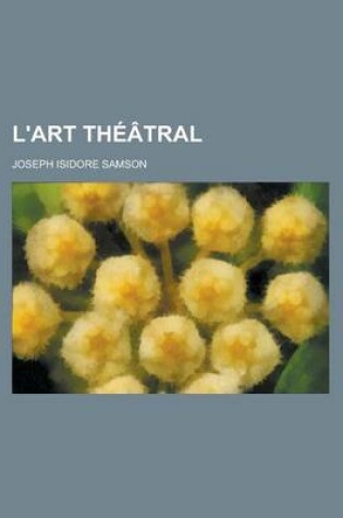 Cover of L'Art Theatral