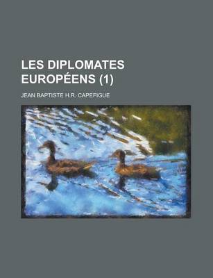 Book cover for Les Diplomates Europeens (1)