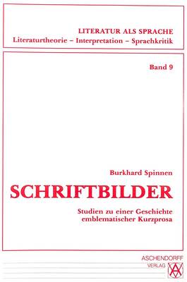 Book cover for Schriftbilder