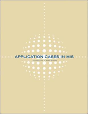 Book cover for Application Cases in Management Information Systems