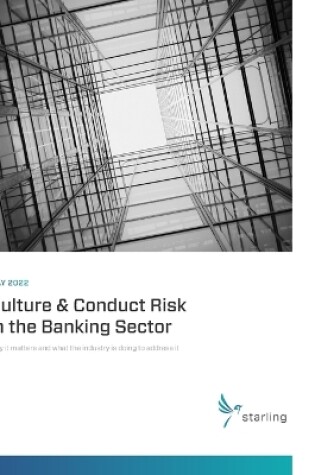 Cover of May 2022 Culture & Conduct Risk in the Banking Sector
