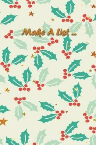 Cover of Make A List