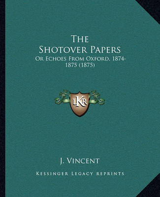 Book cover for The Shotover Papers