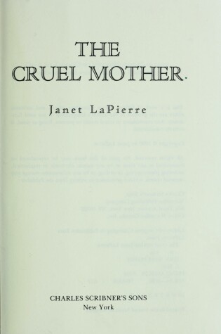 Cover of The Cruel Mother