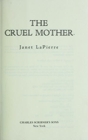 Book cover for The Cruel Mother