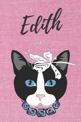 Cover of Edith Notizbuch Katze / Malbuch / Tagebuch / Journal / DIN A5 / Geschenk