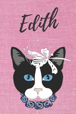 Book cover for Edith Notizbuch Katze / Malbuch / Tagebuch / Journal / DIN A5 / Geschenk