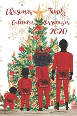 Book cover for Christmas Family Calendar Organizer 2020