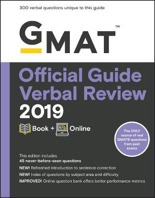 Book cover for GMAT Official Guide Verbal Review 2019