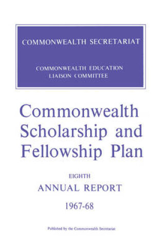 Cover of Commonwealth Scholarship and Fellowship Plan