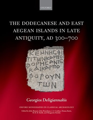 Book cover for The Dodecanese and the Eastern Aegean Islands in Late Antiquity, AD 300-700