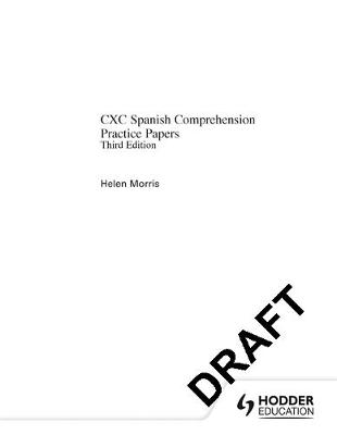 Book cover for Practice Papers CXC Spanish Comprehensive Paper, 3rd. Edition
