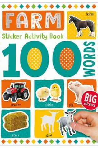 Cover of 100 Farm Words Sticker Activity