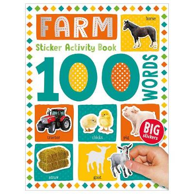 Cover of 100 Farm Words Sticker Activity