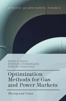 Book cover for Optimization Methods for Gas and Power Markets