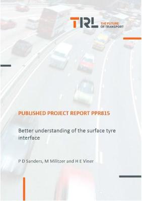 Book cover for Better understanding of the surface tyre interface