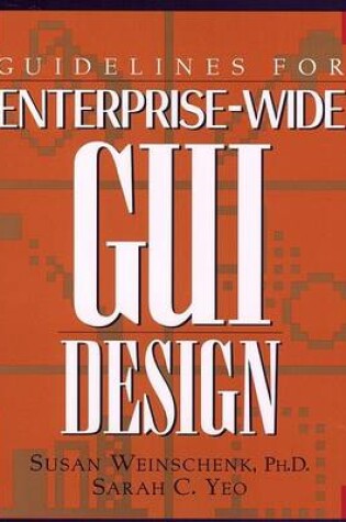 Cover of Guidelines for Enterprise-wide GUI Design