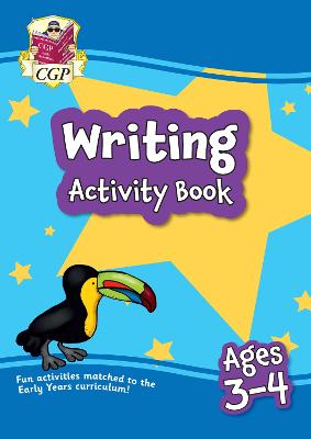 Book cover for Writing Activity Book for Ages 3-4 (Preschool)